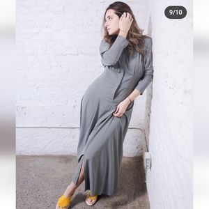 TheFrockNYC traveler dress in sage